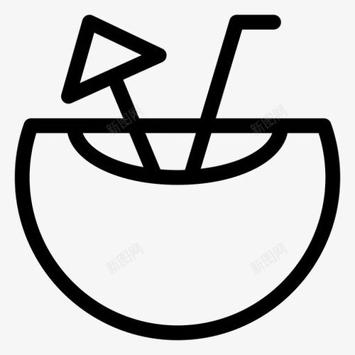 椰子食品新鮮圖標 標志 ui圖標 設(shè)計圖片 免費下載 頁面網(wǎng)頁 平面電商 創(chuàng)意素材 椰子圖標